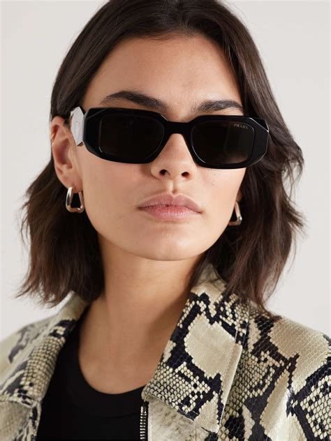 prada d frame acetate sunglasses|PRADA EYEWEAR D.